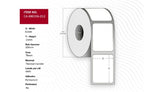Capture CA-880336-012 printer label White
