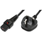 Microconnect MC-UKC135B power cable Black 5 m Power plug type G C13 coupler
