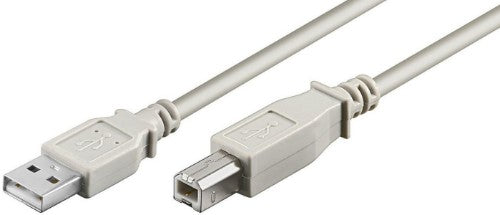 Microconnect USBAB5 USB cable USB 2.0 5 m USB A USB B Grey