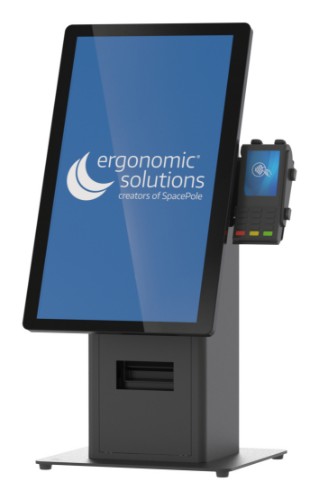 Ergonomic Solutions SpacePole Kiosk SpacePole Mini Kiosk Countertop