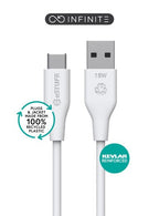 eSTUFF ES605270 USB cable USB 2.0 2 m USB C USB A 60 W White