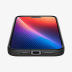 Spigen Liquid Air mobile phone case 16 cm (6.3") Cover Black