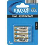 Maxell Battery Alkaline LR-03 AAA 4-Pack Single-use battery