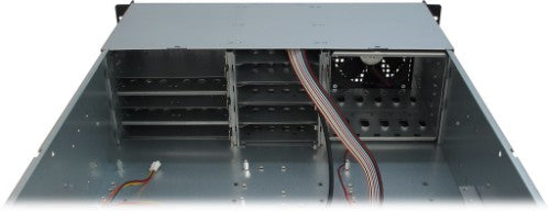 Inter-Tech 3U-30248 Rack Black, Stainless steel