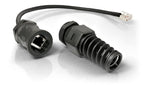 QuWireless QRJ45 networking cable Black 0.16 m