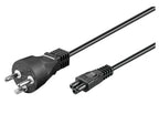 Microconnect PE120819 power cable Black 1.8 m Power plug type K C5 coupler