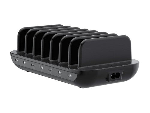 Conceptronic OZUL07B 160W 7-Port USB PD Charging Station, USB-C x 7, PD 3.0