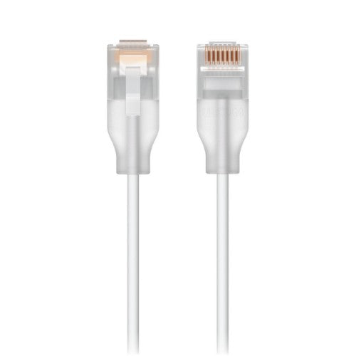 Ubiquiti UACC-Cable-Patch-EL-8M-W networking cable Translucent, White Cat6