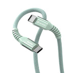Verbatim Sync & Charge Magnetic Cable - 60W USB-C to USB-C 120 cm Green