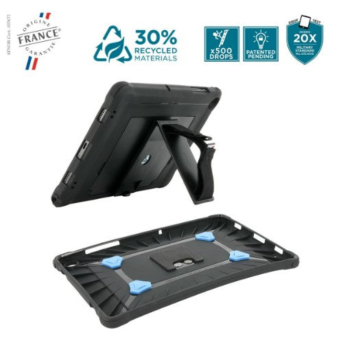 Mobilis 067012 PROTECH - Case + 360° rotating handstrap + kickstand for Galaxy Tab A9+ 11''