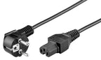 Microconnect PE01041 power cable Black 1 m Power plug type E+F C15 coupler
