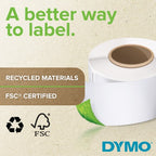 DYMO Authentic LabelWriter Large Shipping Labels/Name Badges | 54mm x 101mm | 24 Rolls of 220 Easy-Peel Labels (5,280 Count) | Self-Adhesive | for LabelWriter Label Makers