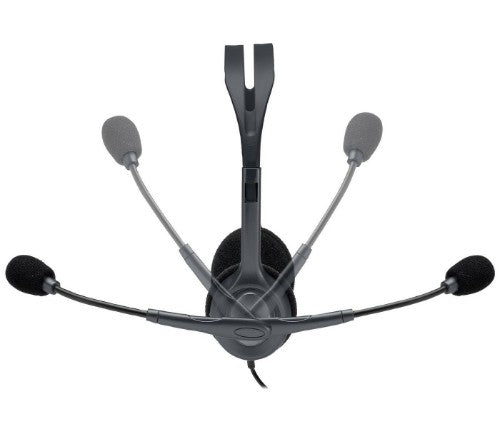 Logitech 981-000612 headphones/headset Wired Head-band Office/Call center Black