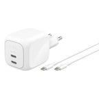 Belkin WCH020KQ2MWH-B6 mobile device charger Universal White AC Fast charging Indoor