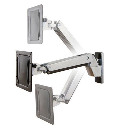 Ergotron Interactive Arm, HD monitor mount / stand 139.7 cm (55") Wall Aluminium
