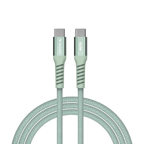 Verbatim Sync & Charge Magnetic Cable - 60W USB-C to USB-C 120 cm Green