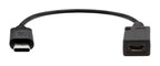 ProXtend USBC-MICROB-0002 USB cable USB 2.0 0.2 m Micro-USB B Black