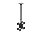 Ergonomic Solutions SpacePole Digital Signage Back to back, telescopic ceiling mount for screens up to 75" (VESA 200 to VESA 400)