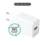eSTUFF ES637006-BULK mobile device charger Smartphone White AC Fast charging Indoor