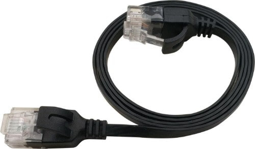 LinkIT UTP-FL6A-00400-BLK networking cable Black 4 m Cat6a U/UTP (UTP)