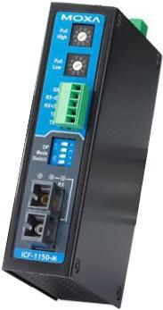 Moxa ICF-1150-S-SC serial converter/repeater/isolator RS-232 Fiber (SC)