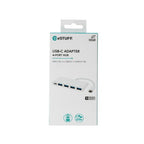 eSTUFF ES623007WH interface hub USB 3.2 Gen 1 (3.1 Gen 1) Type-C 5000 Mbit/s White