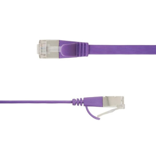 LinkIT STP-FL6A-00450-PU networking cable Purple 4.5 m Cat6a U/FTP (STP)