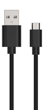 Ansmann 1700-0129 USB cable 1 m USB A Micro-USB B Black