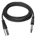 Vivolink PROAUDXLRJACKS2 audio cable 2 m XLR 6.35mm Black