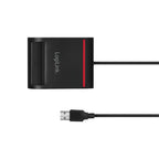LogiLink CR0047 smart card reader Indoor USB 2.0 Black