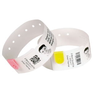Zebra Z-Band UltraSoft Wristband White