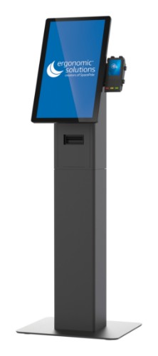 Ergonomic Solutions SpacePole Kiosk SpacePole Mini Kiosk Floorstand