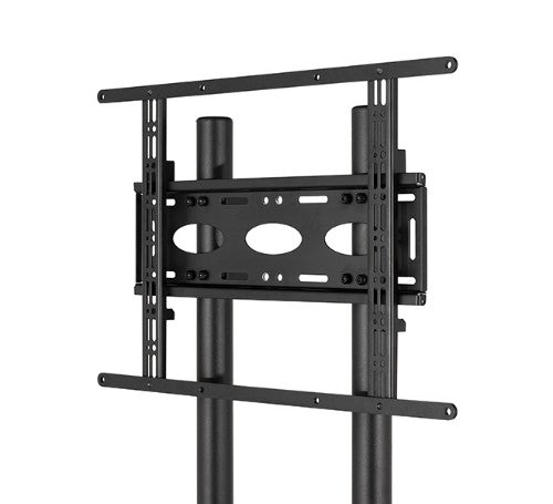 B-Tech Large Universal Flat Screen Trolley / Floor Stand (VESA 600 x 400) - 1.6m Ø50mm Poles
