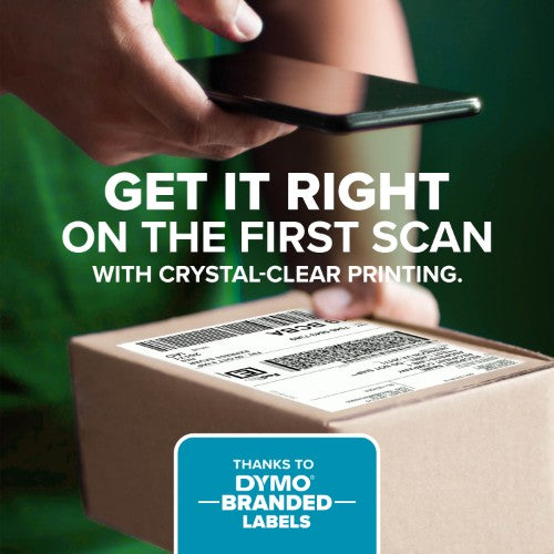 DYMO LabelWriter 550 Turbo Label Printer | Label Maker with High-Speed Direct Thermal Printing | Automatic Label Recognition | Prints Shipping Labels & More with USB/LAN Connectivity | EU 2 Pin Plug