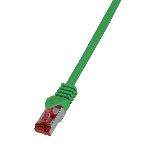 LogiLink 1m Cat.6 S/FTP networking cable Green Cat6 S/FTP (S-STP)