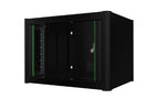 Lanview RWM07U45BL rack cabinet 7U Wall mounted rack Black