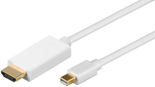 Microconnect MDPHDMI5 video cable adapter 5 m Mini DisplayPort HDMI Type A (Standard) White