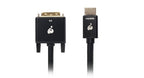 iogear GHDDVIC4K3 video cable adapter 2 m HDMI Type A (Standard) DVI-D Black