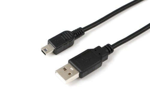 Microconnect USBAMB510 USB cable USB 2.0 10 m USB A Mini-USB B Black