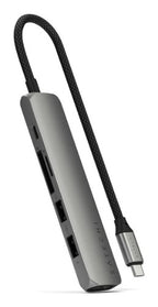 Satechi ST-P6SM interface hub USB Type-C 10000 Mbit/s Grey