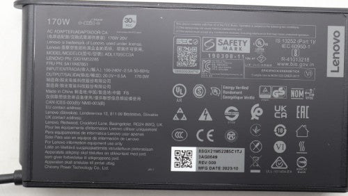 Lenovo 5A11K67851 power adapter/inverter Indoor 170 W Black
