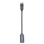 Manhattan DisplayPort 1.1 to HDMI Adapter Cable, 1080p@60Hz, Male to Female, Black, Cable 15cm, DP With Latch, Not Bi-Directional, Three Year Warranty, Equivalent to DP2HDMI