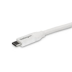 StarTech.com 13ft (4m) USB-C Fast Charging Cable, Charge & Sync, 100W (5A) PD, USB 2.0, USB-IF Certified - White USB C Charging Cord