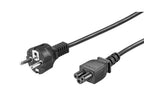 Microconnect PE010810S power cable Black 1 m Power plug type E+F C5 coupler