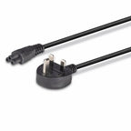 Lindy 1m UK 3 Pin to C5 Mains Cable, lead free