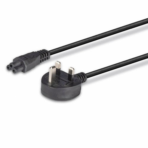 Lindy 3m UK 3 Pin to C5 Mains Cable, lead free