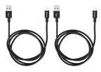 Verbatim 48874 USB cable 1 m USB 3.2 Gen 1 (3.1 Gen 1) Micro-USB A USB A Black