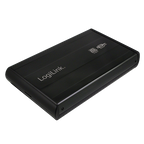 LogiLink UA0107 storage drive enclosure Black 3.5"