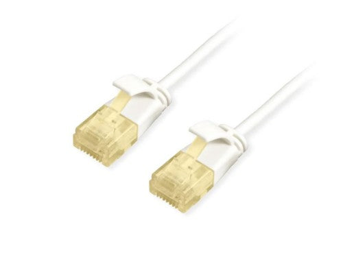 Equip Cat.6A U/UTP Slim Patch Cable, 1.0m, White