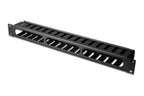 Digitus Cable Management Panel with detachable cover for 483 mm (19“) cabinets, 1U